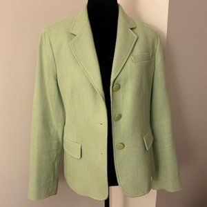 Talbots Lime Green Blazer - Size 10